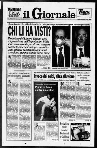 Il giornale : quotidiano del mattino